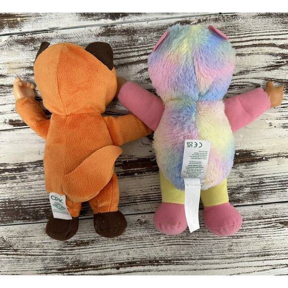 CPK Cabbage Patch‎ Kid Cuties Beau Fox and Heidi Hedgehog Set Of 2 - Picture 8 of 10